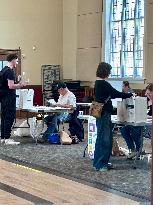 Voting Election Day in Canada