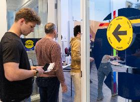 Voting Election Day in Canada
