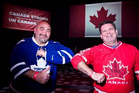 Supporters during Election Day in Canada