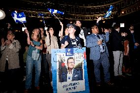 Supporters during Election Day in Canada