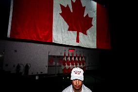 Supporters during Election Day in Canada