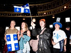 Supporters during Election Day in Canada