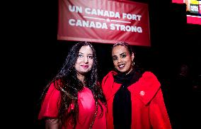 Supporters during Election Day in Canada