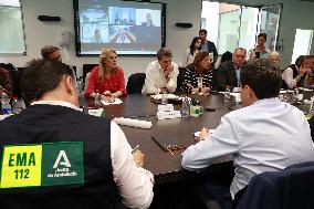 Juanma Moreno Leads Meeting on Andalusian Emergency Blackout - Spain