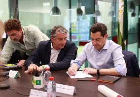 Juanma Moreno Leads Meeting on Andalusian Emergency Blackout - Spain