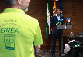 Juanma Moreno Leads Meeting on Andalusian Emergency Blackout - Spain