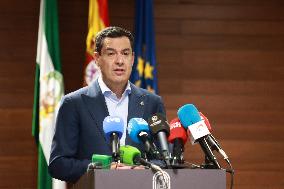 Juanma Moreno Leads Meeting on Andalusian Emergency Blackout - Spain