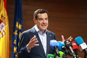 Juanma Moreno Leads Meeting on Andalusian Emergency Blackout - Spain