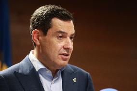 Juanma Moreno Leads Meeting on Andalusian Emergency Blackout - Spain