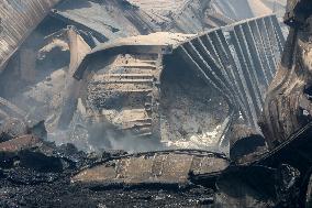 Explosion At Rajaie Port In Bandar Abbas - Iran