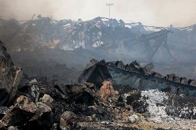 Explosion At Rajaie Port In Bandar Abbas - Iran