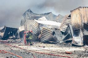 Explosion At Rajaie Port In Bandar Abbas - Iran