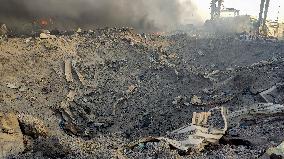 Explosion At Rajaie Port In Bandar Abbas - Iran