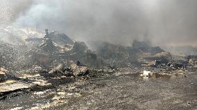 Explosion At Rajaie Port In Bandar Abbas - Iran
