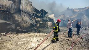 Explosion At Rajaie Port In Bandar Abbas - Iran