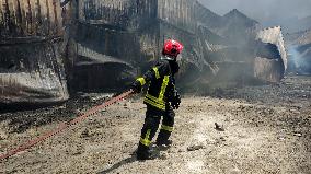 Explosion At Rajaie Port In Bandar Abbas - Iran