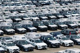 Vehicles Export in Nanjing Port