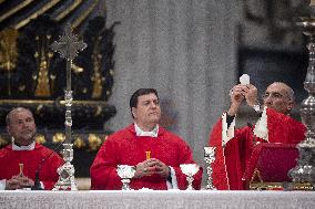 Mass On the Third of Mourning for Late Pope Francis - Vatican