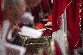 Mass On the Third of Mourning for Late Pope Francis - Vatican