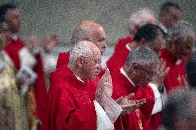 Mass On the Third of Mourning for Late Pope Francis - Vatican