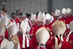Mass On the Third of Mourning for Late Pope Francis - Vatican