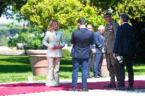 Giorgia Meloni receives Turkey President Erdogan at Villa Pamphili - Rome