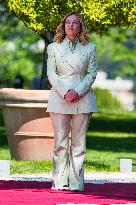 Giorgia Meloni receives Turkey President Erdogan at Villa Pamphili - Rome
