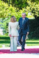 Giorgia Meloni receives Turkey President Erdogan at Villa Pamphili - Rome