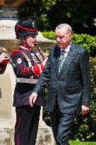 Giorgia Meloni receives Turkey President Erdogan at Villa Pamphili - Rome