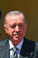 Giorgia Meloni receives Turkey President Erdogan at Villa Pamphili - Rome