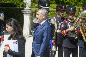 Giorgia Meloni receives Turkey President Erdogan at Villa Pamphili - Rome