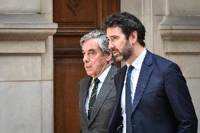Francois Fillon trial in Paris - FA