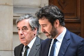 Francois Fillon trial in Paris - FA