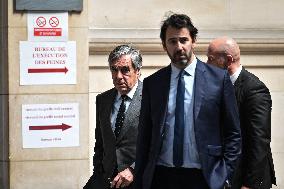 Francois Fillon trial in Paris - FA