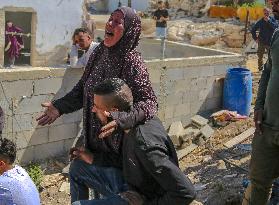 Israeli Occupying Forces Demolish Palestinian Homes - Hebron