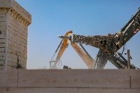 Israeli Occupying Forces Demolish Palestinian Homes - Hebron