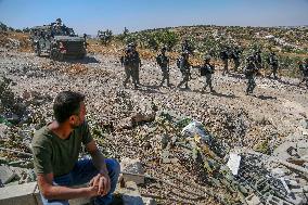 Israeli Occupying Forces Demolish Palestinian Homes - Hebron