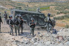 Israeli Occupying Forces Demolish Palestinian Homes - Hebron