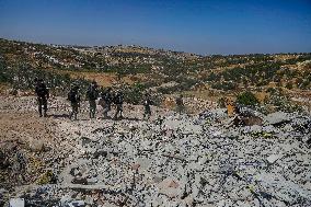Israeli Occupying Forces Demolish Palestinian Homes - Hebron