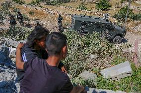 Israeli Occupying Forces Demolish Palestinian Homes - Hebron