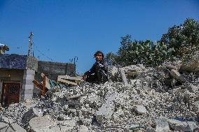 Israeli Occupying Forces Demolish Palestinian Homes - Hebron