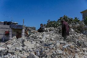 Israeli Occupying Forces Demolish Palestinian Homes - Hebron