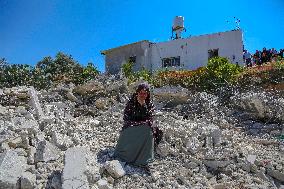 Israeli Occupying Forces Demolish Palestinian Homes - Hebron