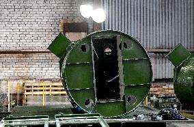 Production of structures for underground hospital