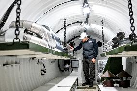 Production of structures for underground hospital