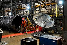 Production of structures for underground hospital