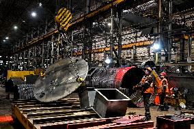 Production of structures for underground hospital