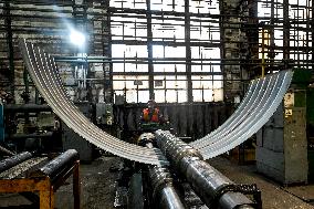 Production of structures for underground hospital