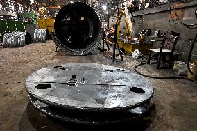 Production of structures for underground hospital