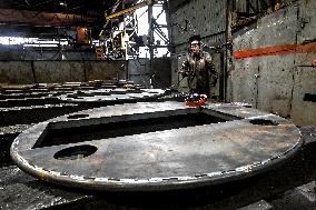 Production of structures for underground hospital